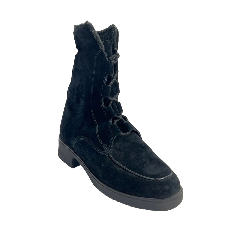 Canada North Suede Waterproof Short Boot Black 8